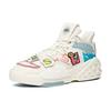 MARVEL x Anta Bastard Slip Resistant Abrasion Resistant Mid top Skateboard Shoes Men's Ivory White 912118088-1