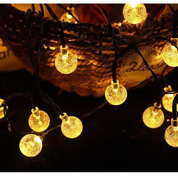 5-meter String Solar Fairy Tale Light, Warm and Waterproof Outdoor Garden, Courtyard Wedding Decoration, Christmas Light, Holiday Landscape Light