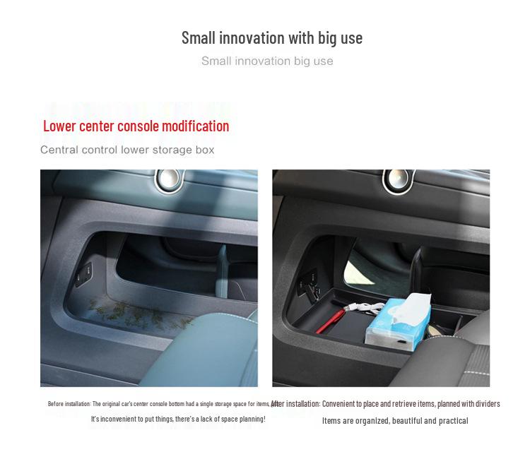 NIO ES8 (23-24) Lower Center Console Storage Organizer