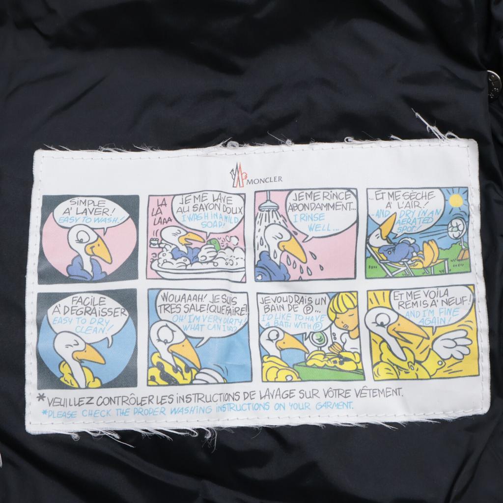 MONCLER VAULOGETTE GIUBBOTTO hooded quilted flared down jacket Jacket 00 blackUsed