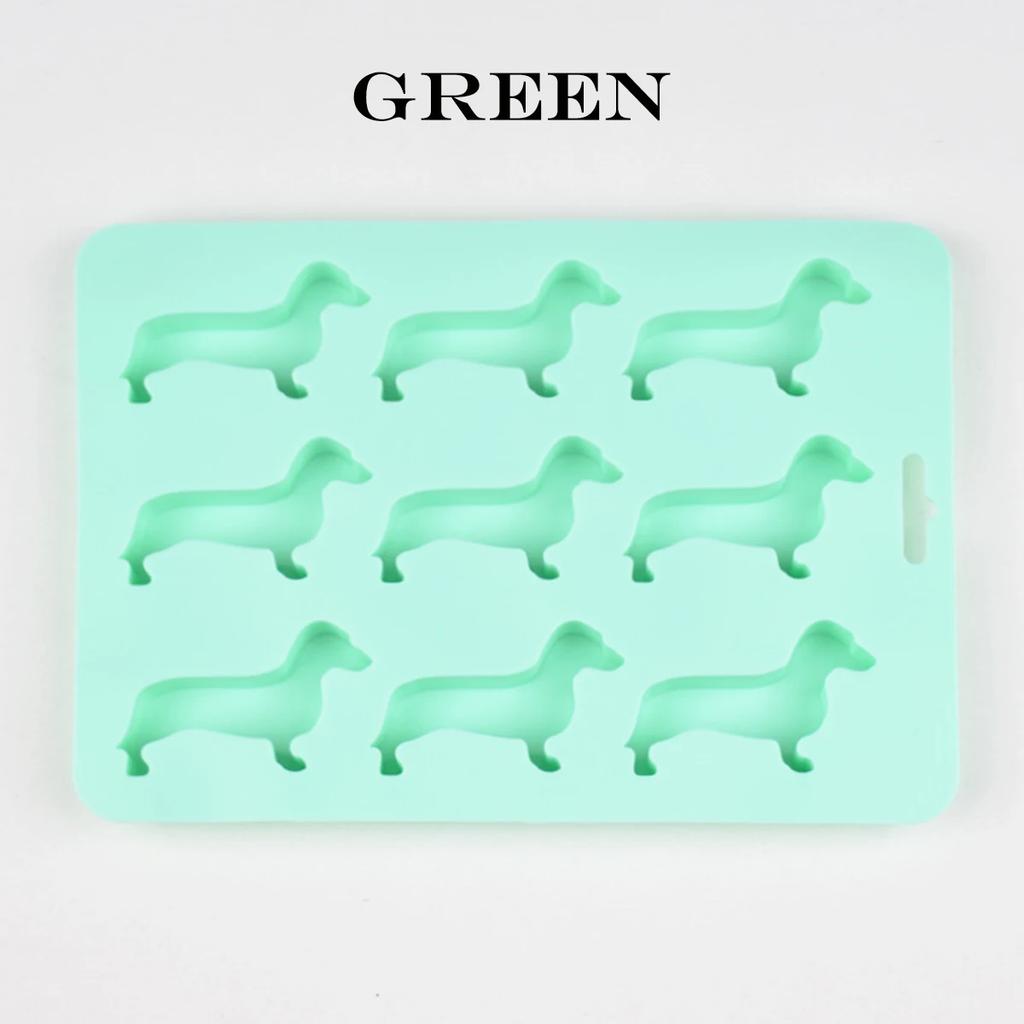 Creative Silicone Dachshund Puppy Shaped Ice Cube Chocolate Cookie Mold DIY Home Ice Tray Kitchen Tools Silicone Mold Gadgets