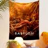 Babylon Tapestry Wall Hanging, Epic Movie Poster, Wall Decor for Bedroom Living Room Dorm