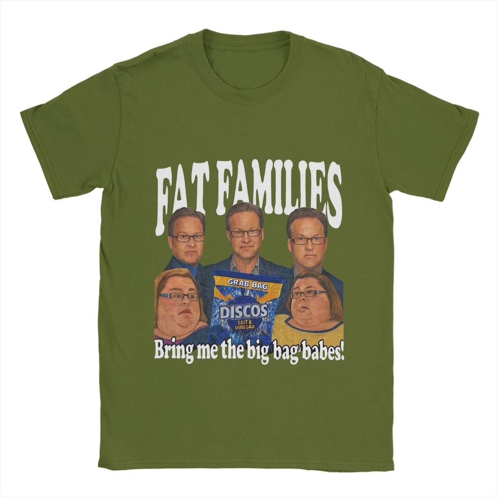 FAT FAMILIES T Shirt Summer Bring Me The Big Bag Babes Harajuku T Shirts Men Cotton Crew Neck Tees Short-Sleeve Streetwear Tops