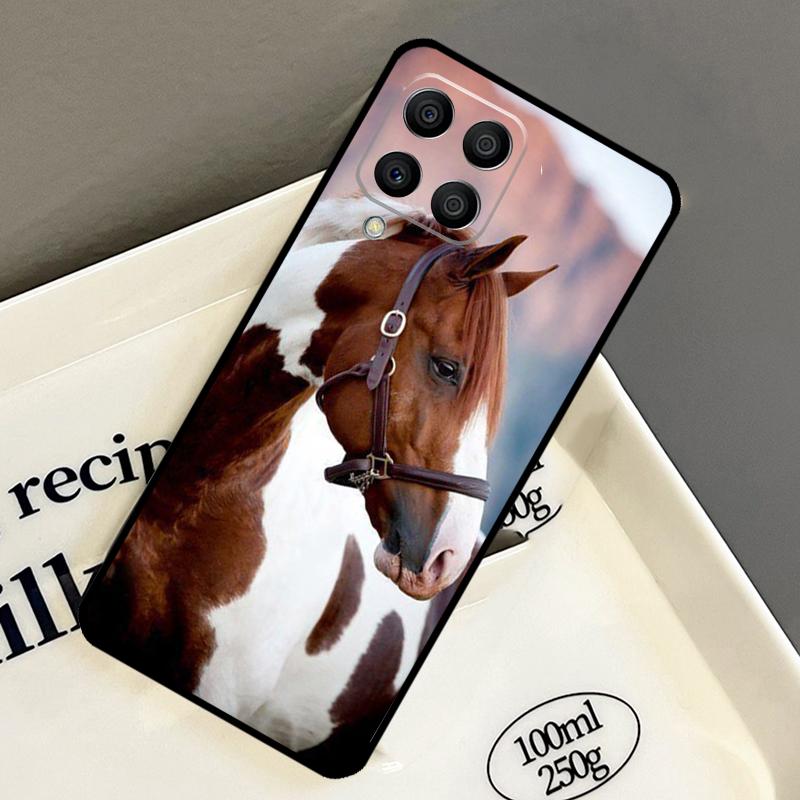 Animal Steed Horse Case For Samsung Galaxy M32 M12 M52 M15 M35 M55 M31 M56 M36 M16 M06 M13 M33 M53 M14 M34 M54