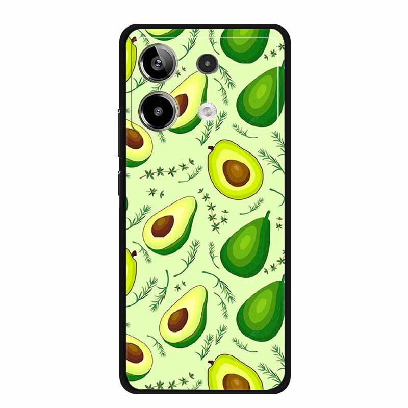 For Redmi Note 13R Pro Case Animals Soft Silicone TPU Phone Cases Back Cover For Xiaomi Redmi Note13R Pro Wolf Protector fundas