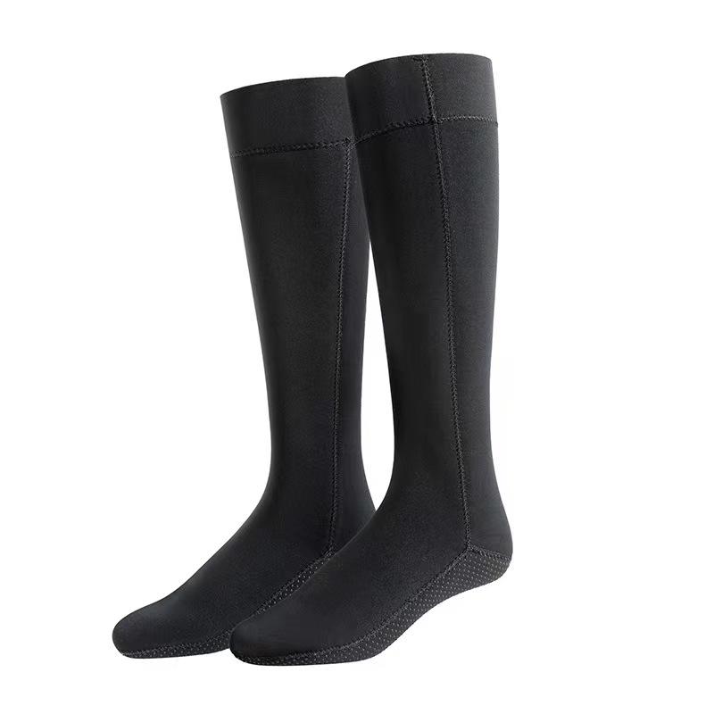 Mens Women Long Wetsuit Socks Neoprene Diving Stockings Warm Snorkeling Water Sports Foot Leg Protective Scuba Socks 41