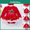 Longsleeved Clothing Baby Christmas Romper Dress Baby Jumpsuit Romper Baby Suit