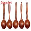 Durable Dessert Spoons Kitchen Tools Tea Spoon Wooden Spoon Coffee Spoon Tableware