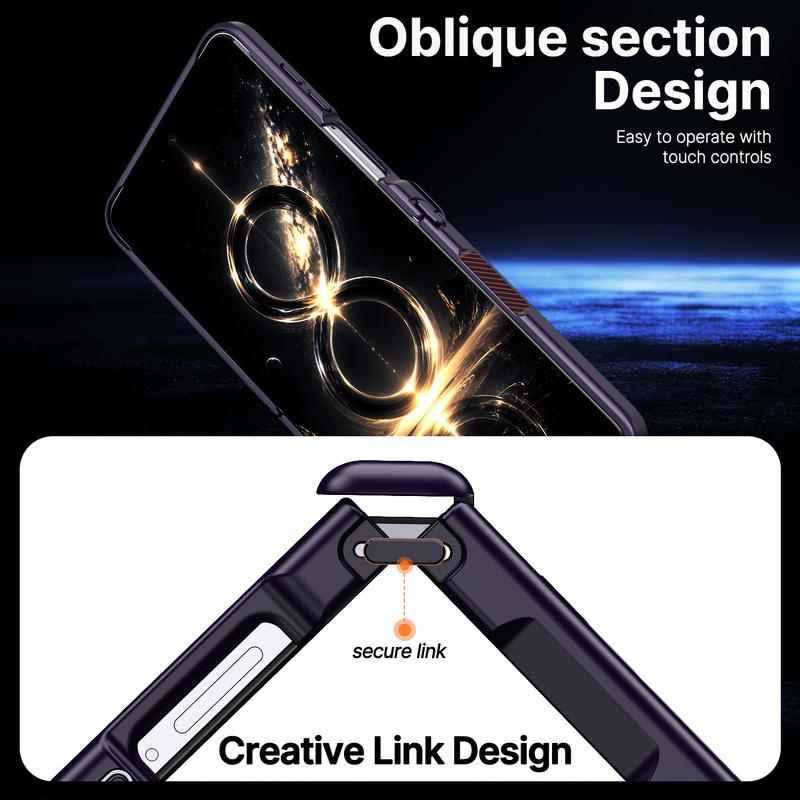 360 ° Rotating Bracket Folding Magnetic Phone Case for Samsung Galaxy Z Flip 8 5G Z Flip 7 5G Hockproof Folding Armor Cover