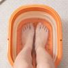 Cadă pliabilă pentru picioare cu masaj, cămin minimalist pentru adulți de uz casnic, găleată pentru înmuierea picioarelor cu capac, cadă adâncă pentru picioare, chiuvetă pentru spălat picioare