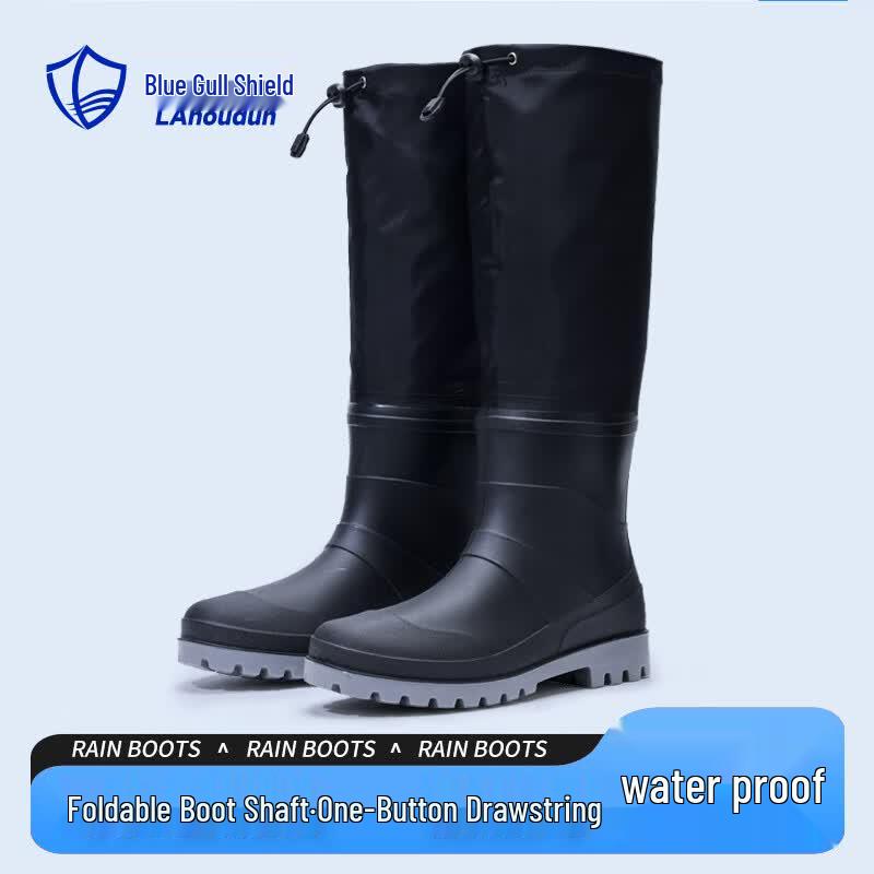Men s High-Top Waterproof Non-Slip Rain Boots 41