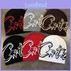 Cap Knit Acrylic Letter Pattern Men Women Sports Casual Wear Decoration Supplies