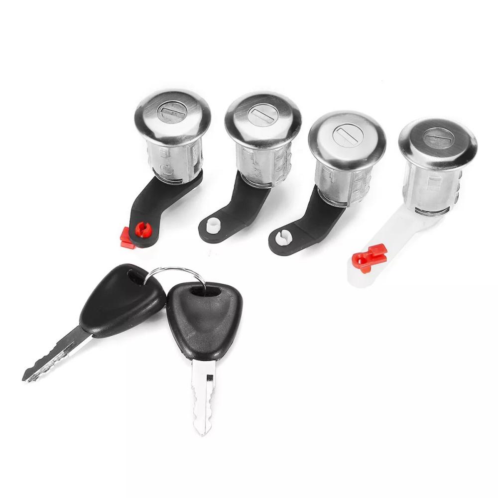 4 buc/set Cilindri butuc încuietoare ușă 7701470952 Pentru Renault Master 2 Mascott Opel Movano 2