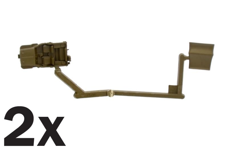 PLATZ Italeri 1/72 WWII American Willys Jeep (2-Vehicle Set) Plastic Model Kit IT7506 (Combat Vehicle)