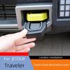 For Chery Jetour Traveller T2 2023 2024 2025 Off-Road ABS Trailer Cover Hook Carbon Pattern Black Trailer Hook Sticker Modified H5