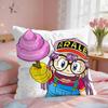 Dr SLUMP AARALE CHAN Cushion Cover Square Short Plush Pillow Case Living Room Sofa Home Decor Funda X