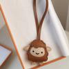 Goat PU Leather Sheep Bag Charm Cartoon Sheep Keychain Fashion Lamb Pendant  Bag Decoration