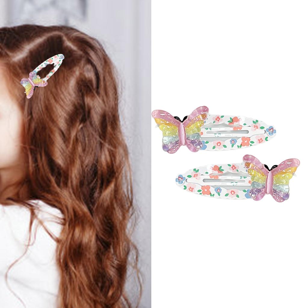 Girls Hair Clip Mushroom Women Kid Hairgrips Butterfly Headdress Barrettes Snail Shape Sweet 2000s Girls Hairpins