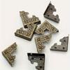 20Pcs Antique Furniture Accessories Metal Corner Protector Metal Crafts Jewelry Box Edge Safety Guard Corner 25mm Right Angle