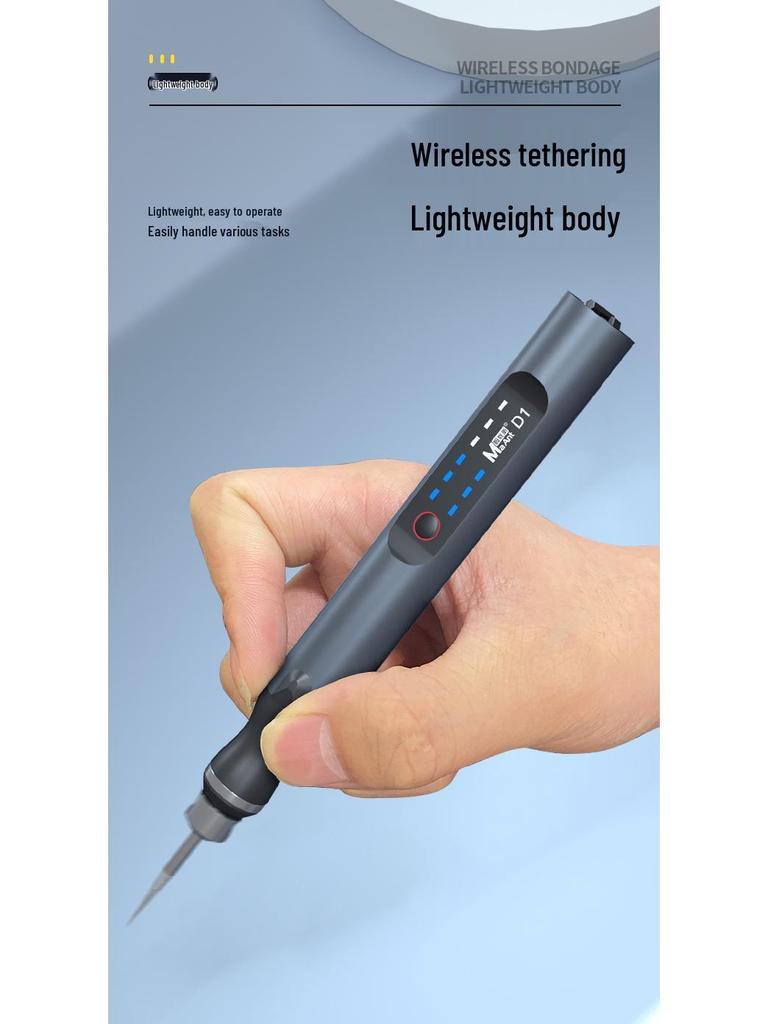 Electric Handheld Wood Carving & Polishing Tool - Mini Grinder & Engraving Pen