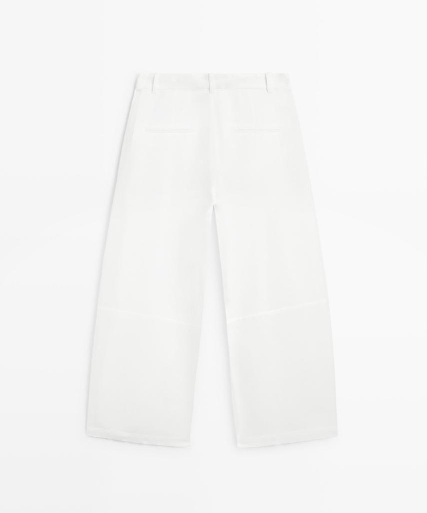 Masimodutti Fluid Sarouel Pants Seam Detail