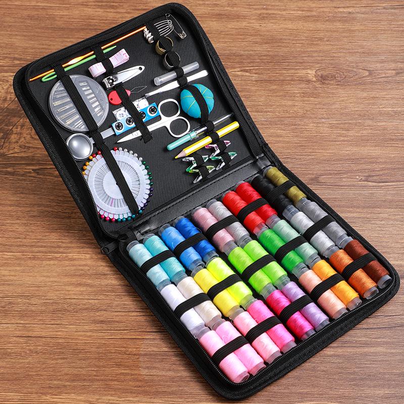 Compact Sewing Kit: Portable, Multifunctional Needle and Thread Set for Home and Dorm Use
