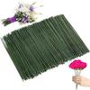 100Pcs DIY Handmade Simulation Plant Stem Green Artificial Flower Stem  Wedding Celebration