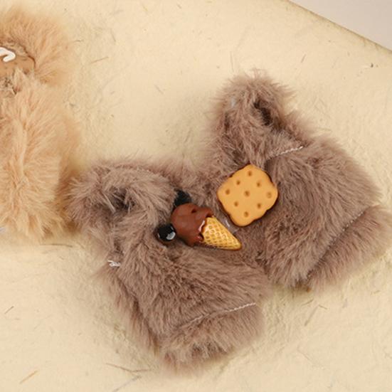 Doll Clothes for 17cm Dolls Plush Cookie Bear/Rabbit Costume Doll Outfit Accessories for Collectors or Display