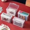 Plastic Clear Storage Box Storage Box Multipurpose For Game Card Rectangular Business Card Credit Card Holder Case Organizer