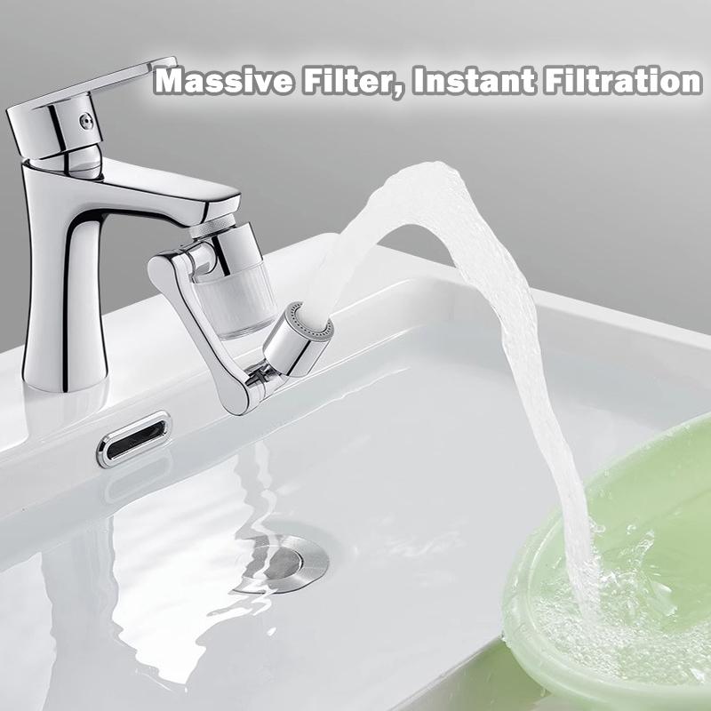 Kitchen Faucet Water Tap Filter Bubbler Filter for Hard Water Bath Filtration Purifier Remove Chlorine Heavy Metal Filtered