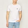 Emporio Armani EA7 Logo Pattern Minimalist Crew Neck Short Sleeve T-Shirt Men Tops White 8NPTL7-PJ03Z-1100