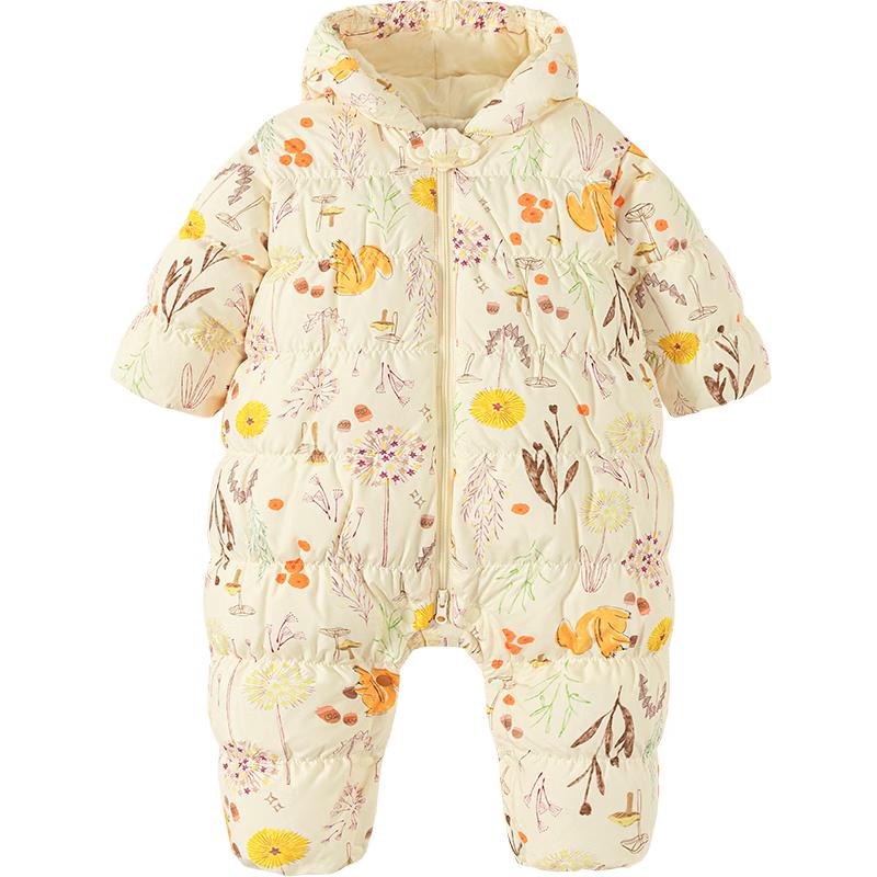 Зимний пуховый комбинезон Minibala для малышей, унисекс 73