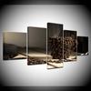 Canvas Painting A coffee bean cup 5 Pieces Wall Art Painting Modular Wallpapers Poster Print for living room Home Decor