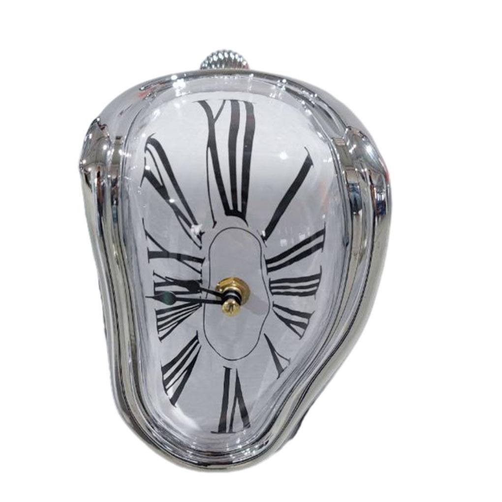 

Креативные плавящиеся часы Time Flow настольные часы декоративные витые часы серебряный