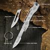MINI Stainless Steel Scalpel EDC Folding Knife Portable Multifunctional Tool Free 10 Replaceable Blades Carving Utility Tools