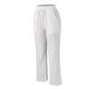 Spring and Summer Women's Pants Cotton Linen Solid Colour Tie Pockets Loose Casual Wide Leg Pants