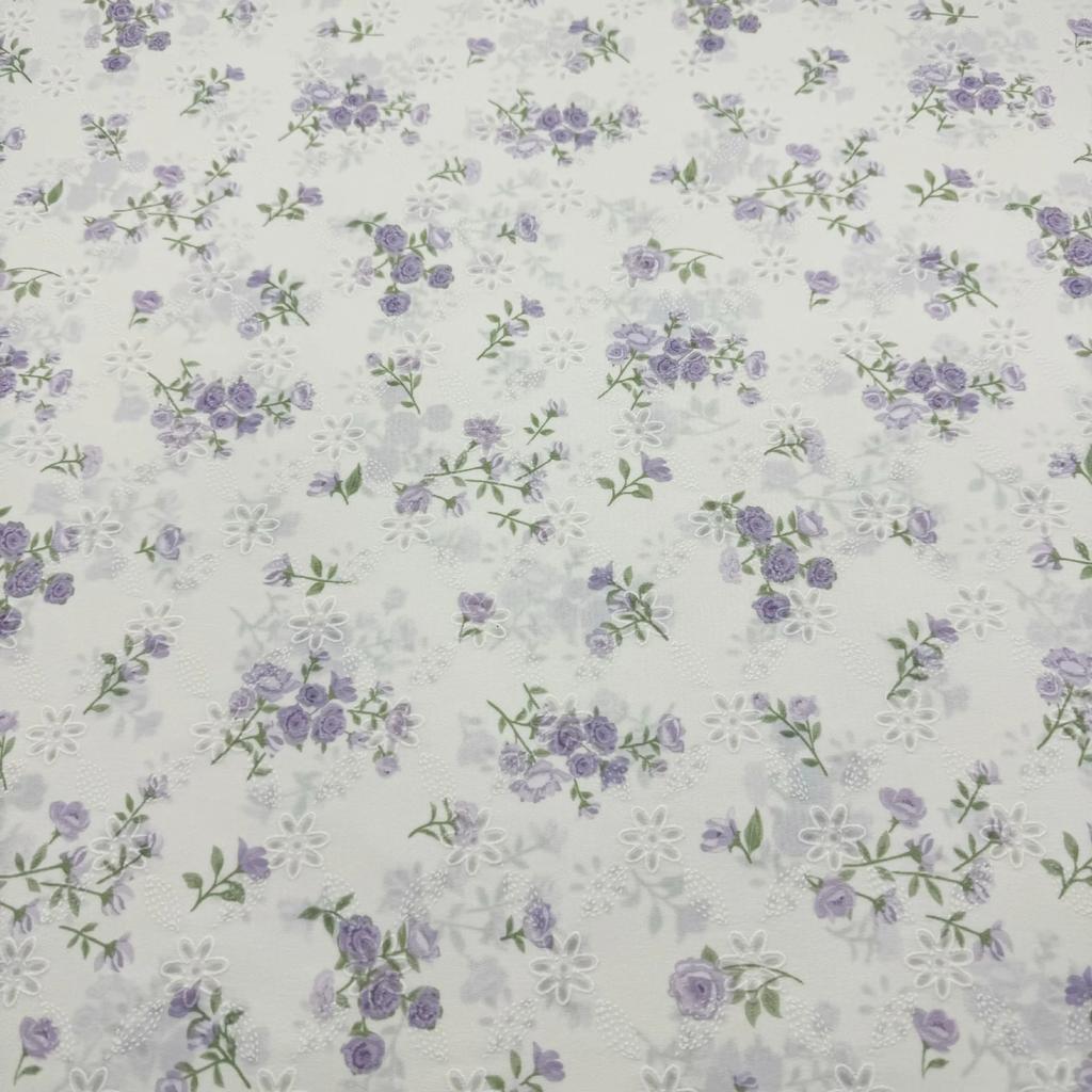 100x150cm Small Floral Printed Fabric Acetate Crease Textured Jacquard Fabric DIY Women's Chiffon Floral Dress Shirt