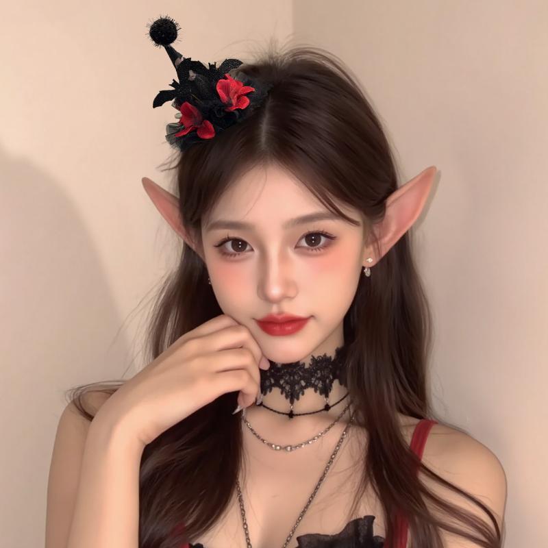 Halloween Decoration Headwear Halloween Party Cosplay Prop Dress Up Mini Hat Horror Skull Bat Hair Hoop Halloween Prop Hat