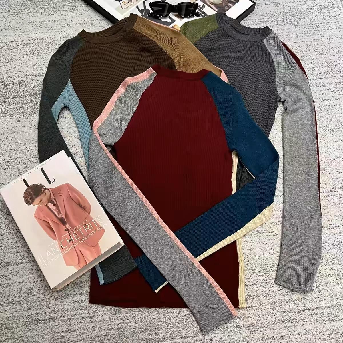 Трикотажный свитер на осень и весну — фото 3