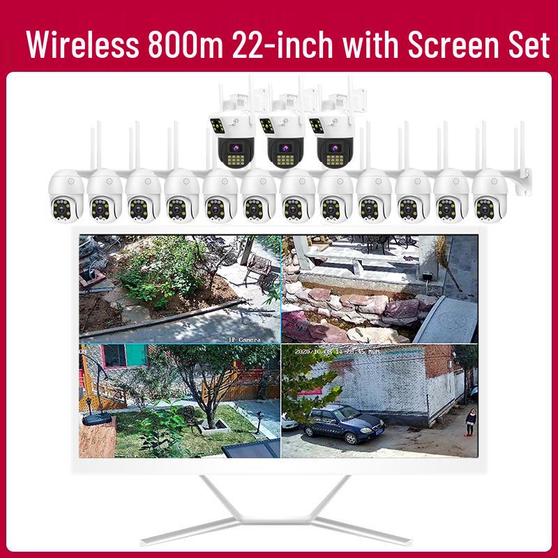Wireless HD All-in-One Camera System for Home & Outdoor - No Wiring Needed