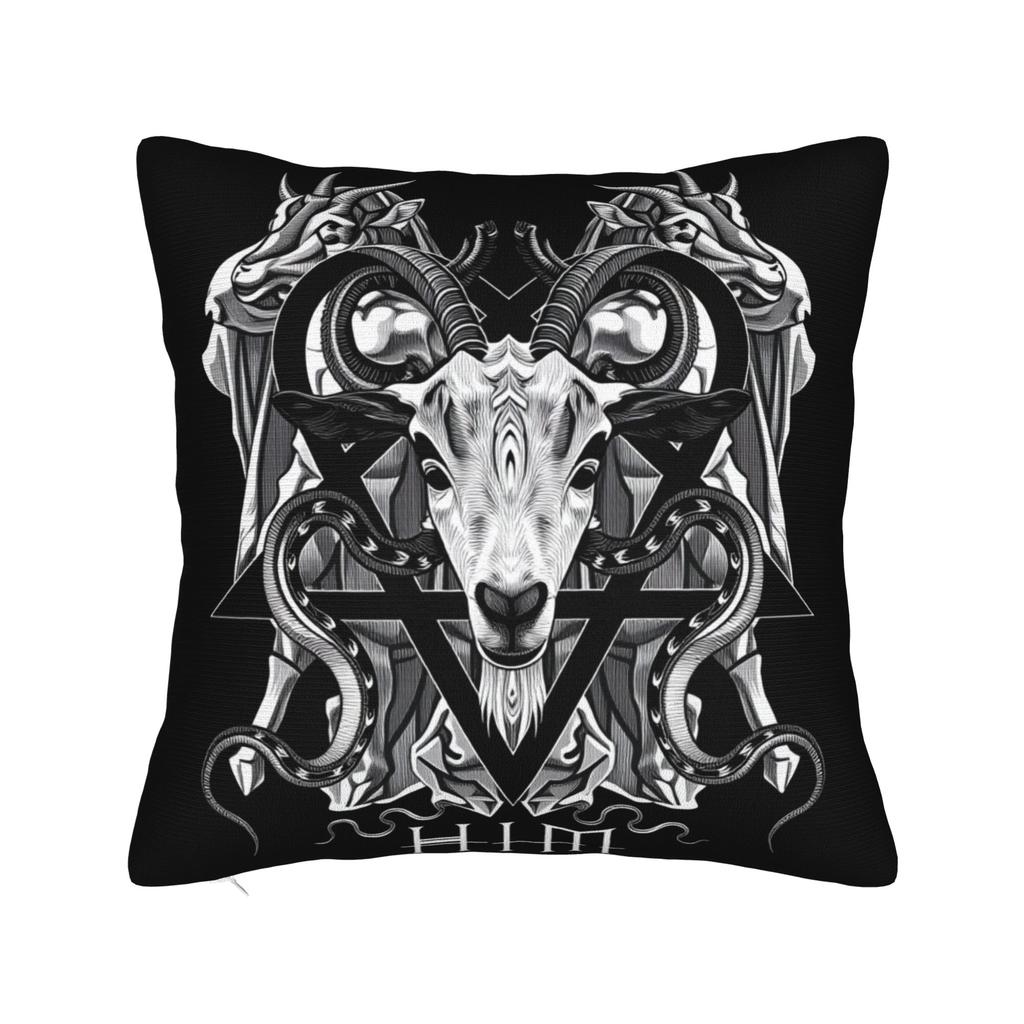 Pillow Cover Him Ville Valo Band Razorblade Romance Funny Pillow Case For Sofa Home Decoration Pillowcases