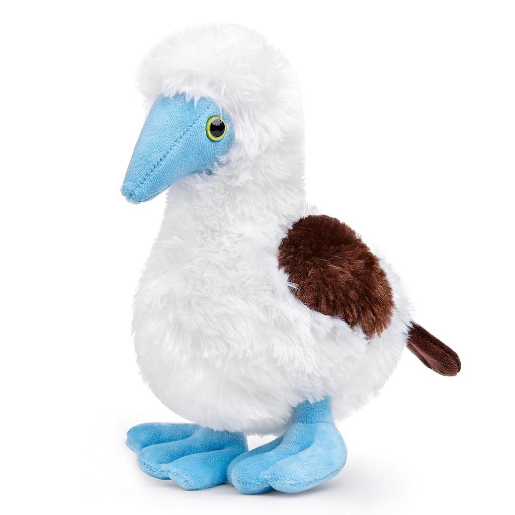 lilizzhoumax Booby Plush Lifelike Bird Very Soft and Delicate Cute Bird Home Decoration Height Blue-footed Toy, Plush, Plush, Girl's Toy, Children's