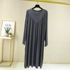 V-Neck Pleated Modal Cotton Long Nightdress - Women's Spring/Summer 2022 Collection