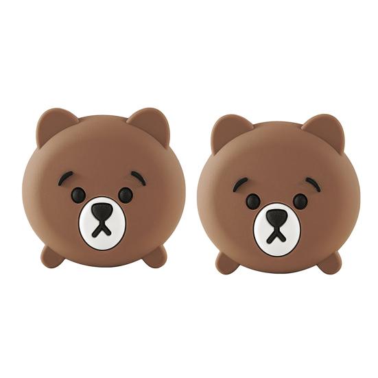 2Pcs Cartoon Door Stopper Wall Protector Quiet Shock Absorbing Door Stops Wall Shield Cushion Soft Adhesive Wall Bumper Guard for Door Handle Knob