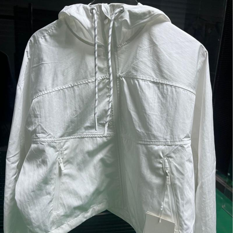 

Sunscreen clothing upf50 + short thin drawstring jacket thin UV-proof hooded autumn coat women s jacket XS
