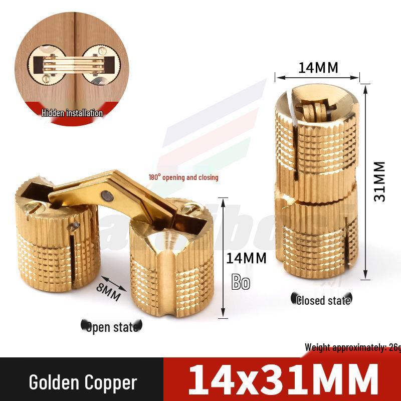 Hidden Concealed Hinge for Folding Wooden Doors - Accessories