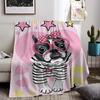 Sausage Dogs Warm Winter Blankets for Decorative Sofa Corgi Animals Blanket Double Beds Dachshund Bedspread On the Bed Knee Nap