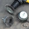10 Sizes Wire Wheel Brush Drill Attachment Cleaning Polishing Metal Rust Removal Brushes Rotary Cleaning Accessories Tools