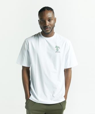 AINIFFON Aio Graphic Semi Short Sleeve White