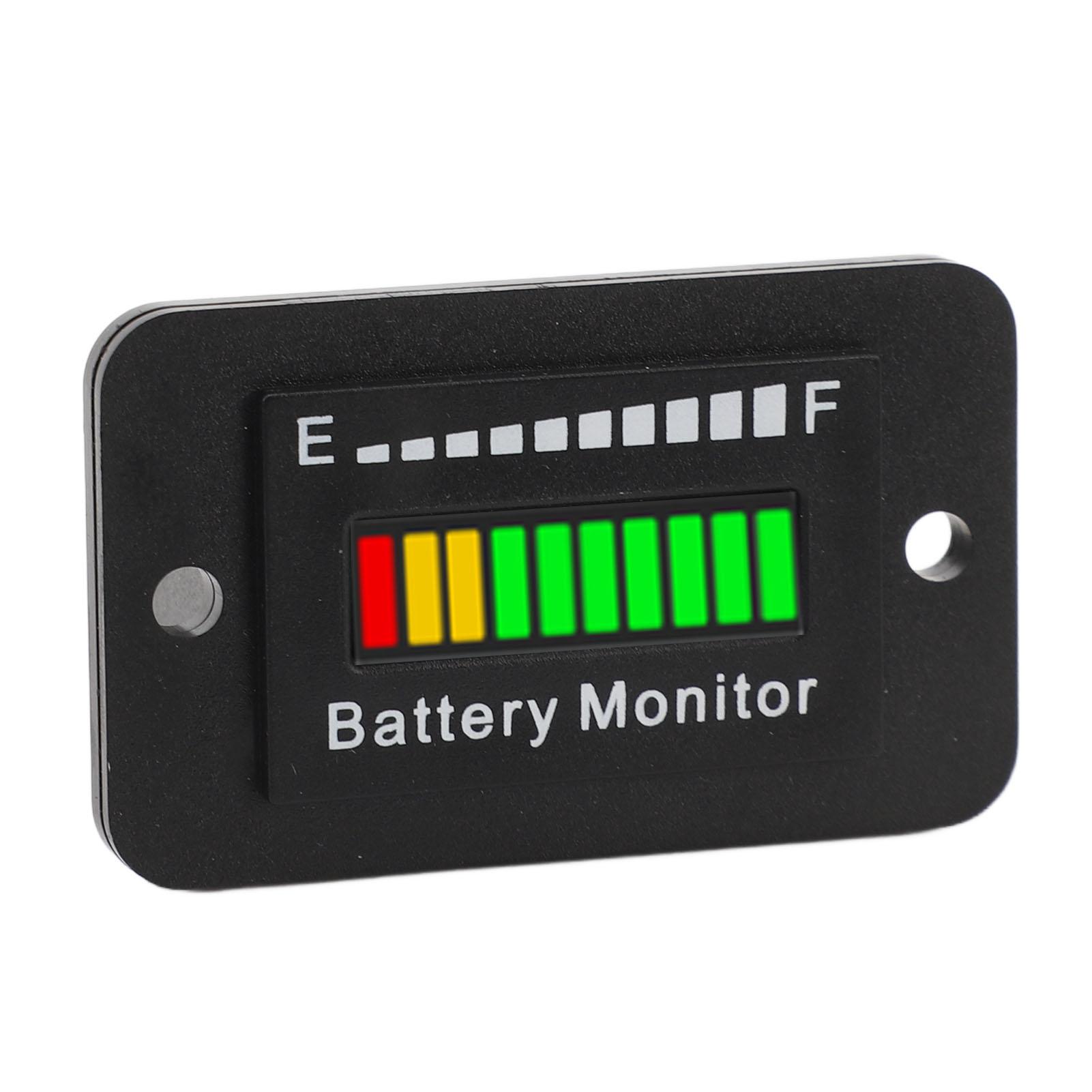 

12V 24V 48V 60V 72V LED Battery Monitor Meter Battery Fuel Gauge Indicator for Golf Cart Forklift Lawn Mower